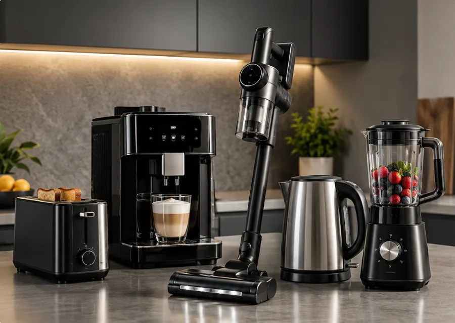 Small appliances — coffee machines, kitchen appliances